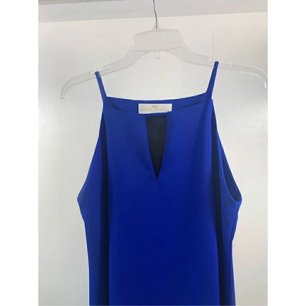Amanda Uprichard Sleeveless Royal Blue Dress Size S